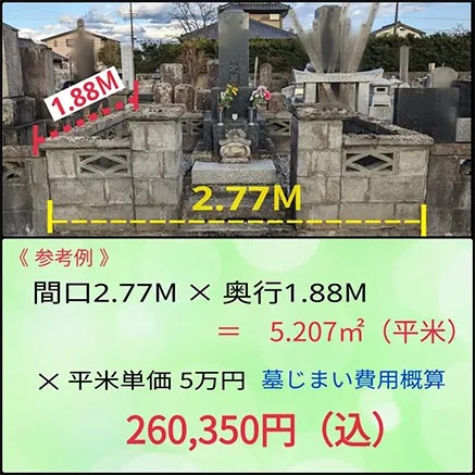 茨城　墓じまい費用概算
